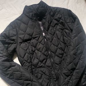 Eddie Bauer Quilted Black Jacket - S